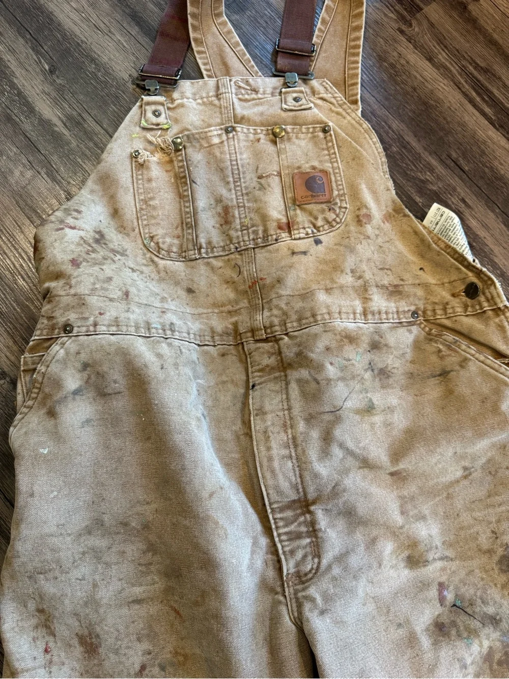 2 Carhartt Workwear Bundle (Jeans 42x30, Overalls 44x30)